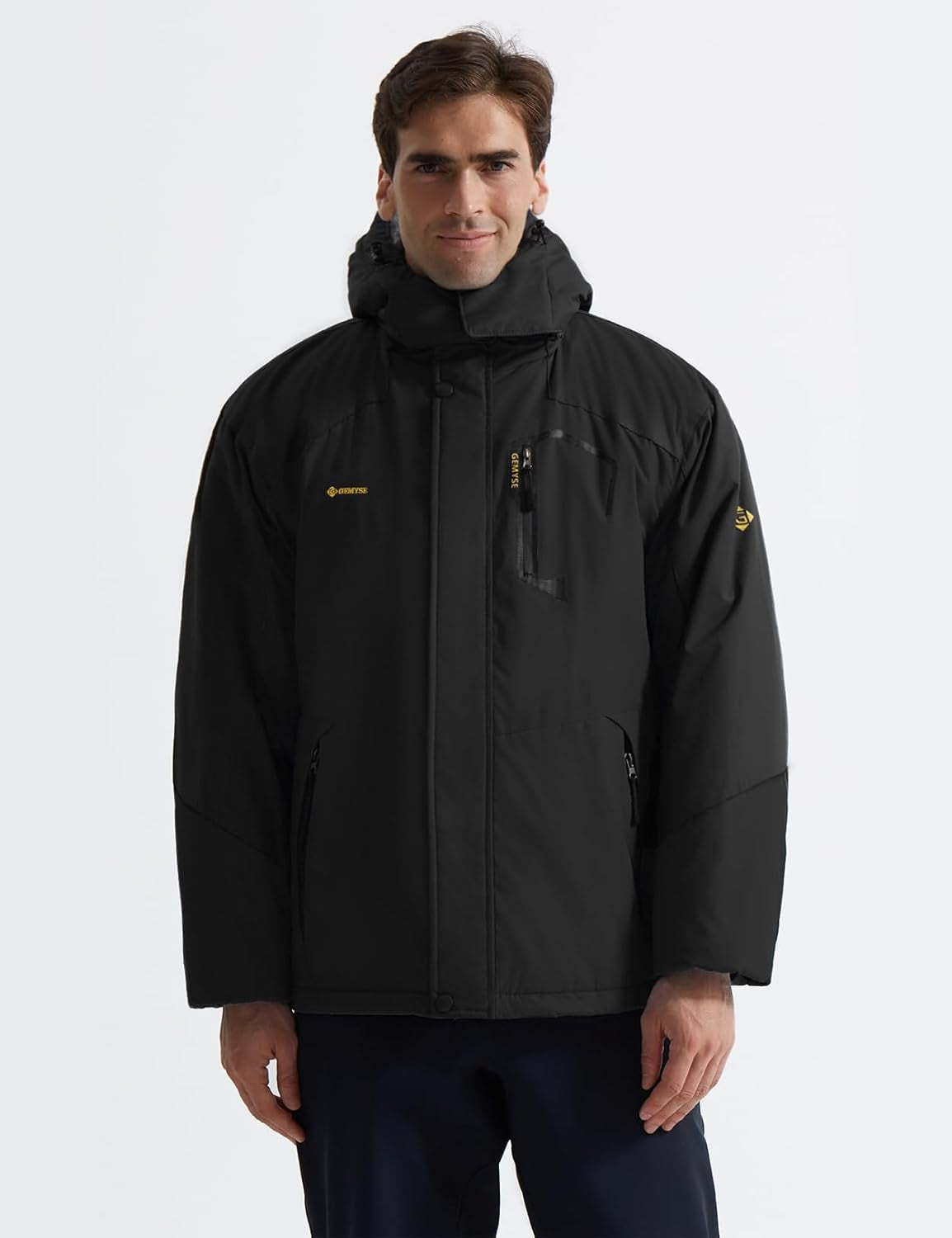 Men's Waterproof Ski and Snow Jacket - Winter Windproof and Rain-Resistant Outerwear