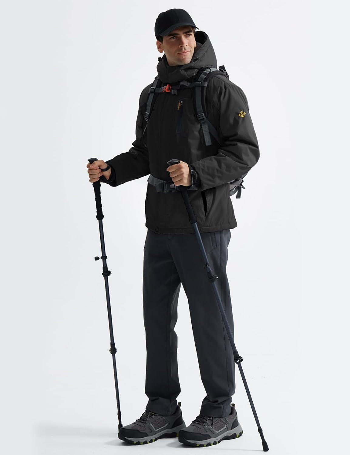 Men's Waterproof Ski and Snow Jacket - Winter Windproof and Rain-Resistant Outerwear